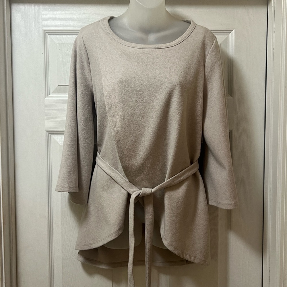 Doe & Rae Beige Tunic with Belt